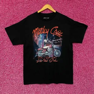 Motley Crue Take a Ride on the Wild Side Heavy Metal Tee L thumbnail 1