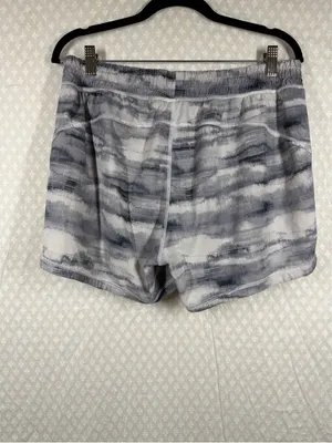 Athleta Gray Tie Dye Lined Racer Run Shorts‎ thumbnail 6