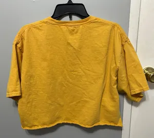 Cold Crush Yellow Cropped T-shirt thumbnail 2