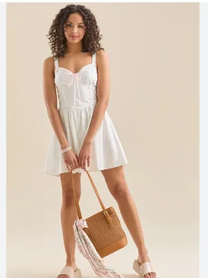 ALTAR’D STATE Marlene Mini Dress White Size XL thumbnail 2