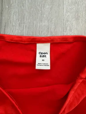 Open Edit Bias Cut Maxi Skirt In Red Scarlet thumbnail 5