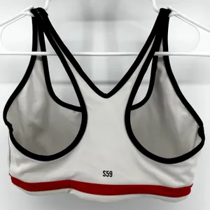 Splits59 Bianca Techflex 2 Piece Set Sports Bra High Rise Leggings White Red L thumbnail 4