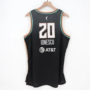 Nike New York Liberty Sabrina Ionescu #20 Explorer Edition Jersey Black thumbnail 7