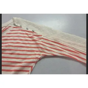 Anthropologie top by Little Yellow Button striped sz Med thumbnail 4