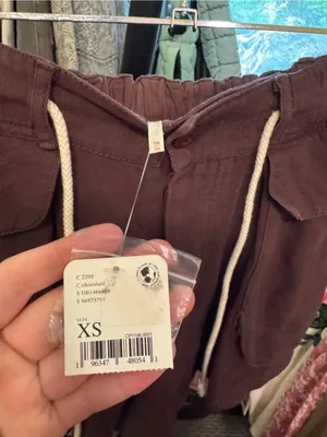 NWT Free People Off-Shore Utility Shorts - chocolate brown - XS thumbnail 12