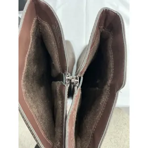 Womans Journee Collection Knee High Riding Boots 6.5 Brown Full Zip Heel NWOT thumbnail 6