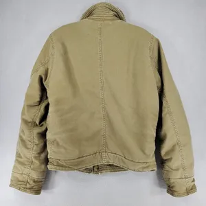 Abercrombie Adirondack Jacket Womens XL Green Sherpa Lined Canvas Coat Army‎ thumbnail 5