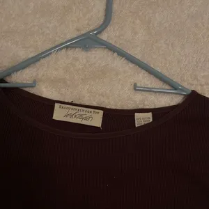 Lord & Taylor Brown Long Sleeve Top thumbnail 2