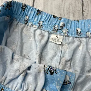 Holiday Snowman Christmas Winter Boxer Shorts Size XL Adult Baby Blue thumbnail 4