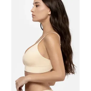 Underoutfit Neckline Pullover Bralette 450 Sand Women's Large NWOT V Neck thumbnail 4
