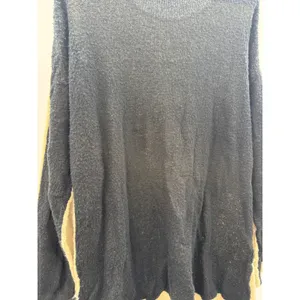 Akira Black Label Sweater Womens Medium‎ Cream Black Reversible Knit Slouchy thumbnail 4