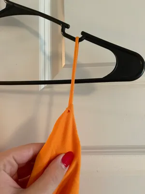 ZARA Midi Orange Dress thumbnail 2