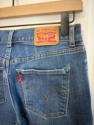 Women's Mid-Rise Blue Wide-Leg Jeans thumbnail 3