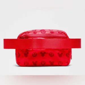 Lululemon Disney NWT Everywhere Belt Bag 1L Mickey Logo Print Graphic Pink thumbnail 3