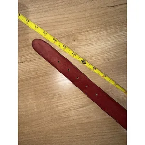 Hush Puppies Red Genuine Leather Belt - Dog Charm -‎ Women's Size XL thumbnail 2