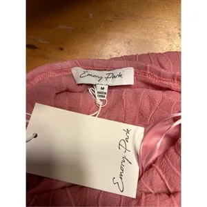 EMORY PARK Kennedy Midi Dress Pink Size Medium nwt (4162) thumbnail 10