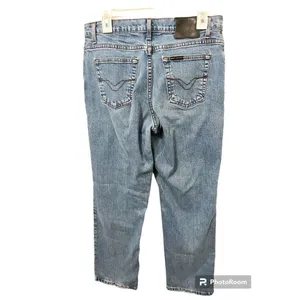 ‎Harley Davidson Straight Leg Jeans Blue Size 10P thumbnail 2