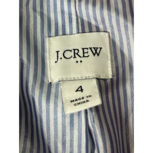 J.Crew Wool Blend Schoolboy Blazer Pink Herringbone Gold Button Size 4 thumbnail 5