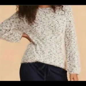 Lou & Grey crewneck multicolor eyelash sweater thumbnail 6