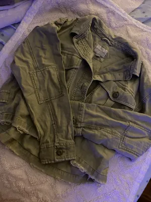 American Eagle Outfitters Army Green Jacket thumbnail 1