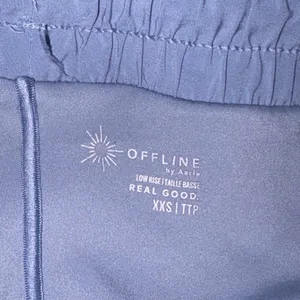Aerie Offline Low Rise Blue Shorts XXS thumbnail 2