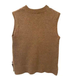 Wild Fable Brown/Pink V-Neck Argyle Sweater Vest thumbnail 5