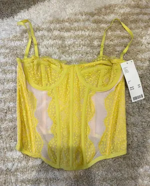 Yellow Corset Top thumbnail 1