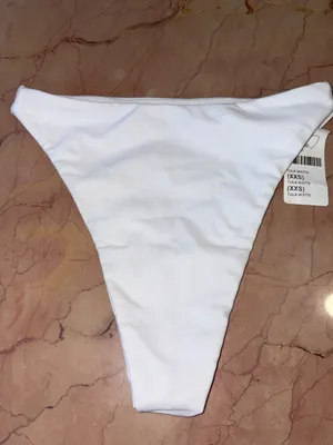 Tularosa Raea Bikini Bottom in White XXSmall Womens Swimsuit thumbnail 5