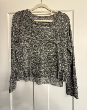 American Eagle Heather grey tee thumbnail 1