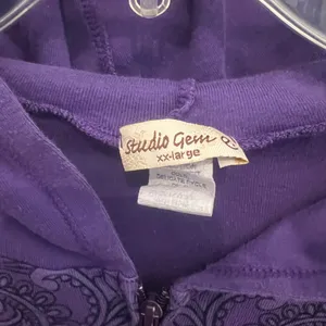 LSU women’s zip front jacket with hood‎ size XXL thumbnail 6