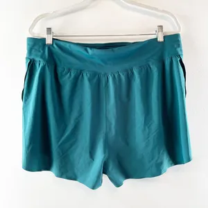 Lululemon Fast and Free Reflective High-Rise Shorts 3" Storm Teal Green 14 thumbnail 5