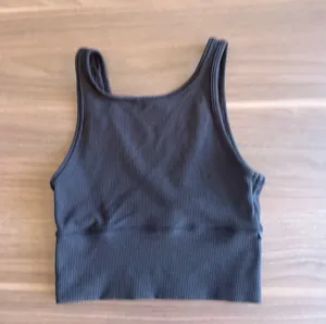 lululemon athletica Black Ribbed Crop Tank thumbnail 6