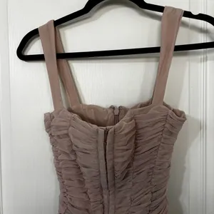 HOUSE OF CB Cate Ruched Minidress in Crystal Size XS thumbnail 4
