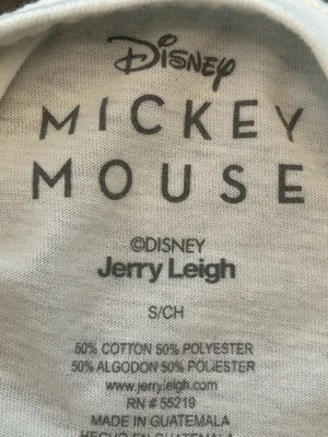 Disney Mickey & Minnie Mouse Graphic T Shirt Womens Size Small White Short Sleev thumbnail 9