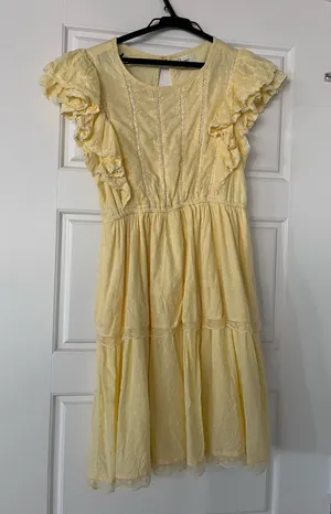 Yellow Mini Dress thumbnail 1
