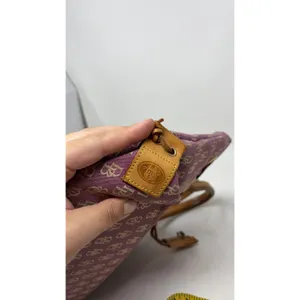 vintage dooney and bourke pink DB signature shoulder bag WEAR TO CORNERS , Y2K thumbnail 9