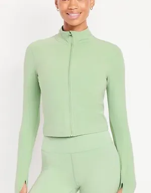 New Old‎ Navy StudioSmooth Crop Full Zip thumbnail 1