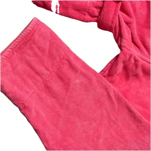 VTG Victoria's Secret Pink Heavy Terry Cloth‎ Blingy bath robe Good Girl Y2K thumbnail 4