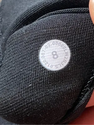 lululemon athletica Black Cross-Back Sports Bra Stash It All Size 8 thumbnail 5
