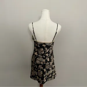 Vintage Victorias Secret Top Cami Nighty Babydoll Lace Floral Tie Front Y2K thumbnail 6