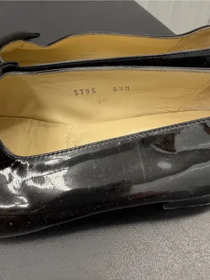 Silvia Fiorentina Patent Leather Bow Loafers Size 8.5 thumbnail 5