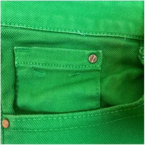 NEW Zara Denim Skinny Jeans Green Size 2 Mid Rise Slim thumbnail 5