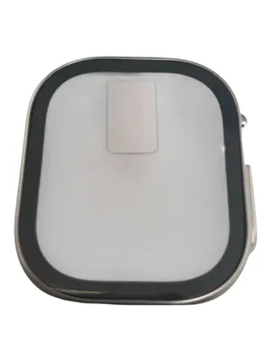 Protective Watch Case with Screen Protector Compatible with 49mm Apple Ultra Silver thumbnail 7