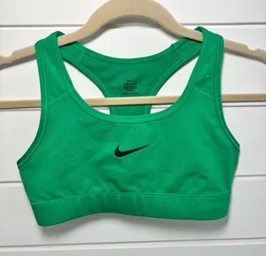 Nike DRI- FIT Green Sports Bra size S P thumbnail 1
