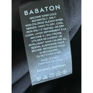 Aritzia Babaton‎ Refined Satin Cargo Pants Size 2 Black Ankle Straps Pockets thumbnail 6