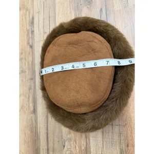 Brown Faux Fur Cossack Hat Suede Look Winter 1st Avenue New York thumbnail 8