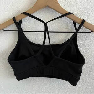 Splendid Strappy Black Active Padded Sports Bra Pull On XS thumbnail 2