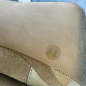 Jessica Simpson Nude Elso Dusty Taupe Open Toe Leather Suede T-Strap Heels thumbnail 7
