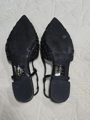 Sophia Taylor Black Pointed Slingback Flats | 7.5W Size 7.5 thumbnail 3