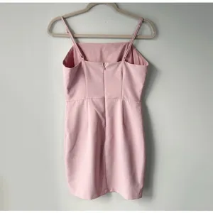 Superdown Pleated Fitted Strappy Mini Dress Sz S thumbnail 3
